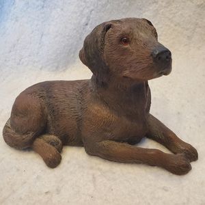 Chocolate Lab Figurine Jenson Decoy Company Hand Crafted
